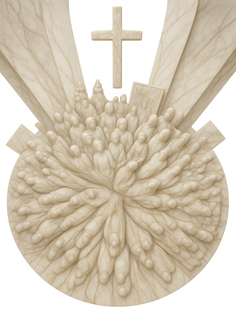 Cross with rays